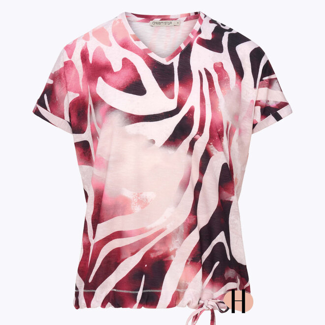 Blouson met Strik "Lorrie" in Pink Mix