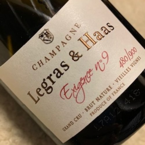 Champagne Legras & Haas Exigence No. 9 Brut Nature Champagne Legras & Haas Exigence No. 9 Brut Nature