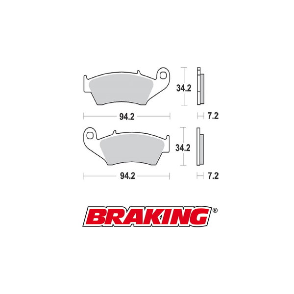 Braking Braking remblokken 772CM HONDA voor