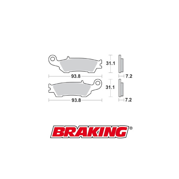 Braking Braking Remblokken 929CM YAMAHA voor