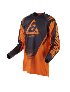 Answer ANSWER Shirt Syncron Drift Orange Fluo/Grey - Maat S