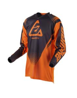 Answer ANSWER Shirt Syncron Drift Orange Fluo/Grey - Maat S