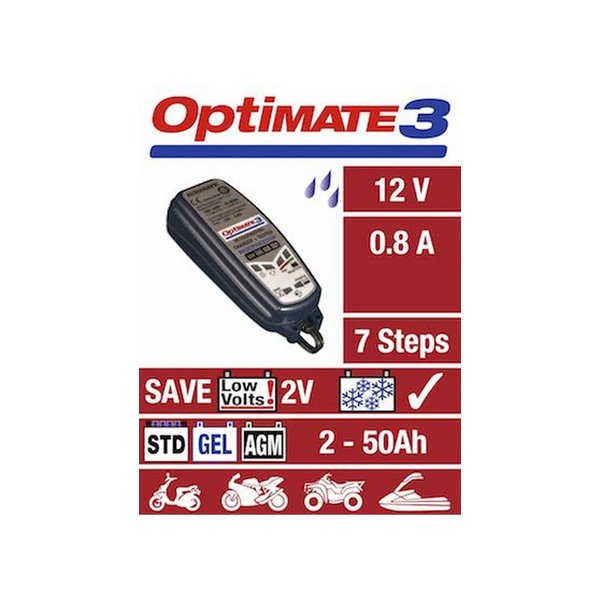 Tecmate TECMATE OPTIMATE 3 - BATTERY CARE HOME