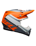 Bell BELL Moto-9 Mips Helm Prophecy Matte Oranje/Zwart/Grijs Maat L