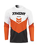 Thor YOUTH SECTOR CHEV CHARCOAL/RED ORANGE JERSEY - MAAT XS