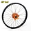 Haan HAAN WHEELS - KTM 21-1,60 BLACK RIM-ORANGE HUB