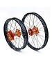  REX WHEELS - KTM 18-2,15 BLACK RIM/ORANGE HUB 25MM