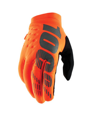 100% BRISKER GLOVE ORANGE YOUTH