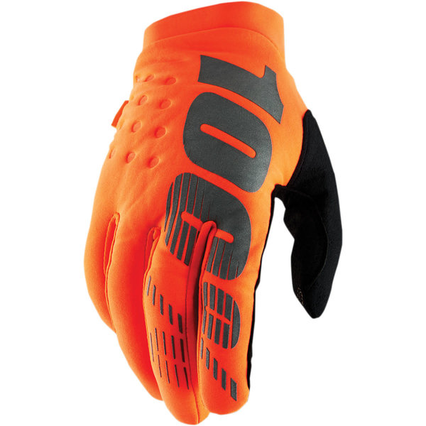 100% BRISKER GLOVE ORANGE YOUTH