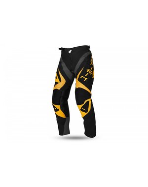 Ufo Ufo TAKEDA Cross Enduro Motorcycle Pants Black Yellow - Size 50