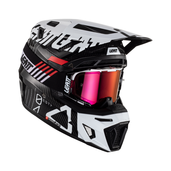 Leatt Helmet Kit Moto 9.5 V23 Carbon White