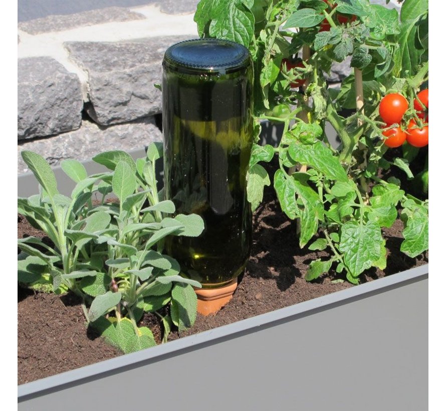 Druppelaar terracotta - Wijnfles