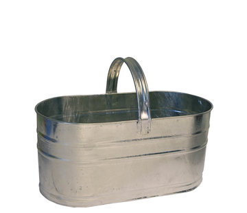 Kovotvar Mand ovaal 8 liter - Zink
