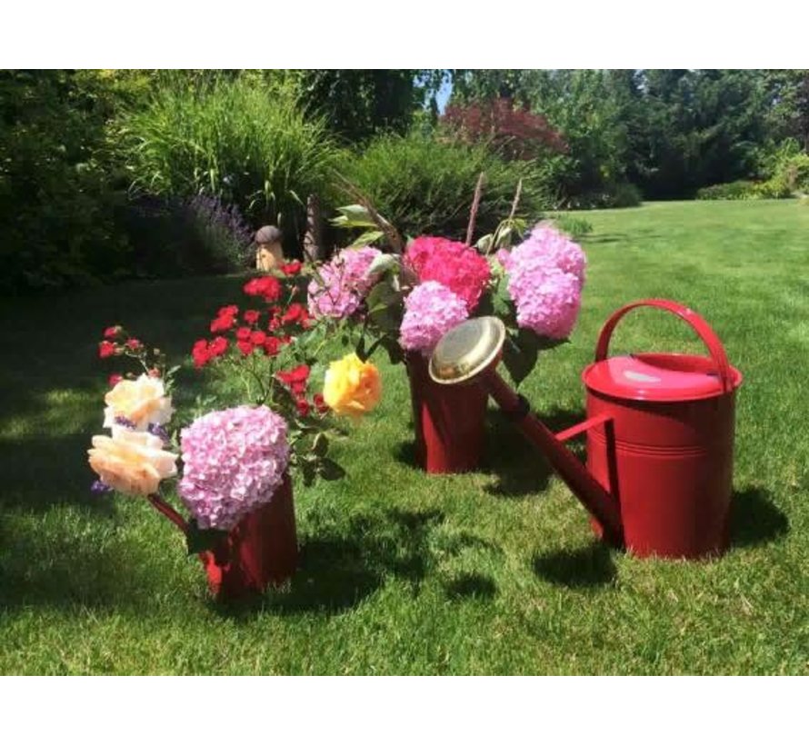 Gieter 1,5 liter - Zink - Wijnrood