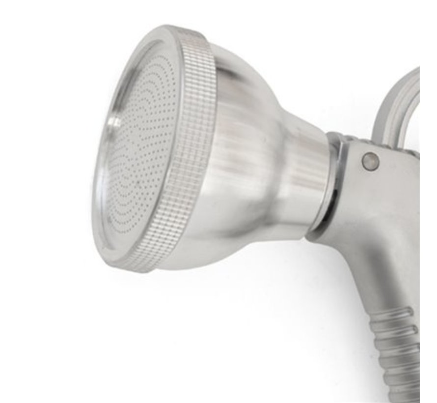 Sproeipistool met broes - RVS