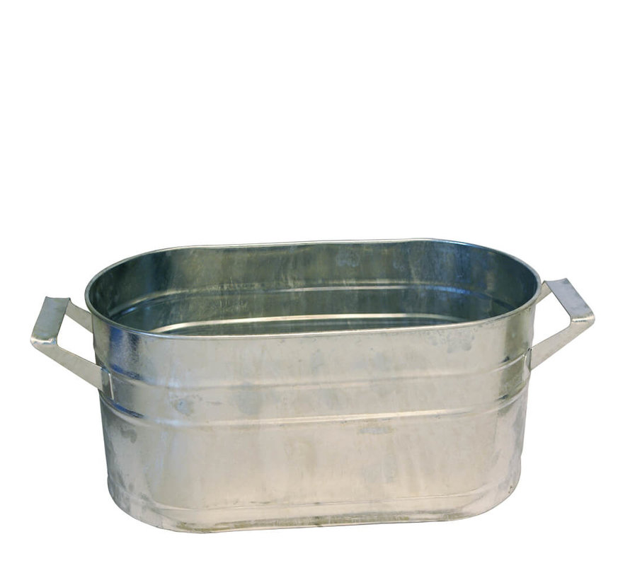 Teil - Ovaal 8 liter - Zink