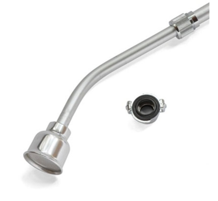 Sproeilans met kogelkraan - Telescopisch - 140/240 cm