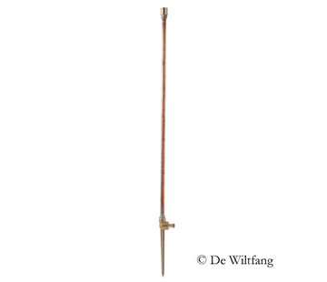De Wiltfang Sproeiervoet grondpen - Messing - Hoog