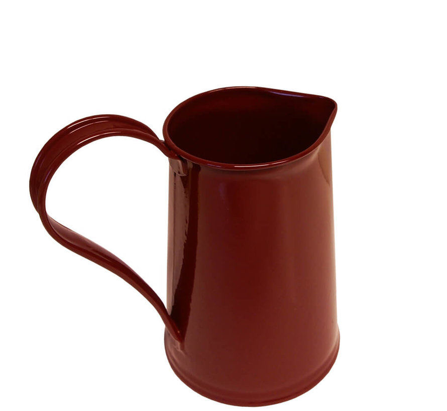 Waterkan 1,8 liter - Zink - Wijnrood