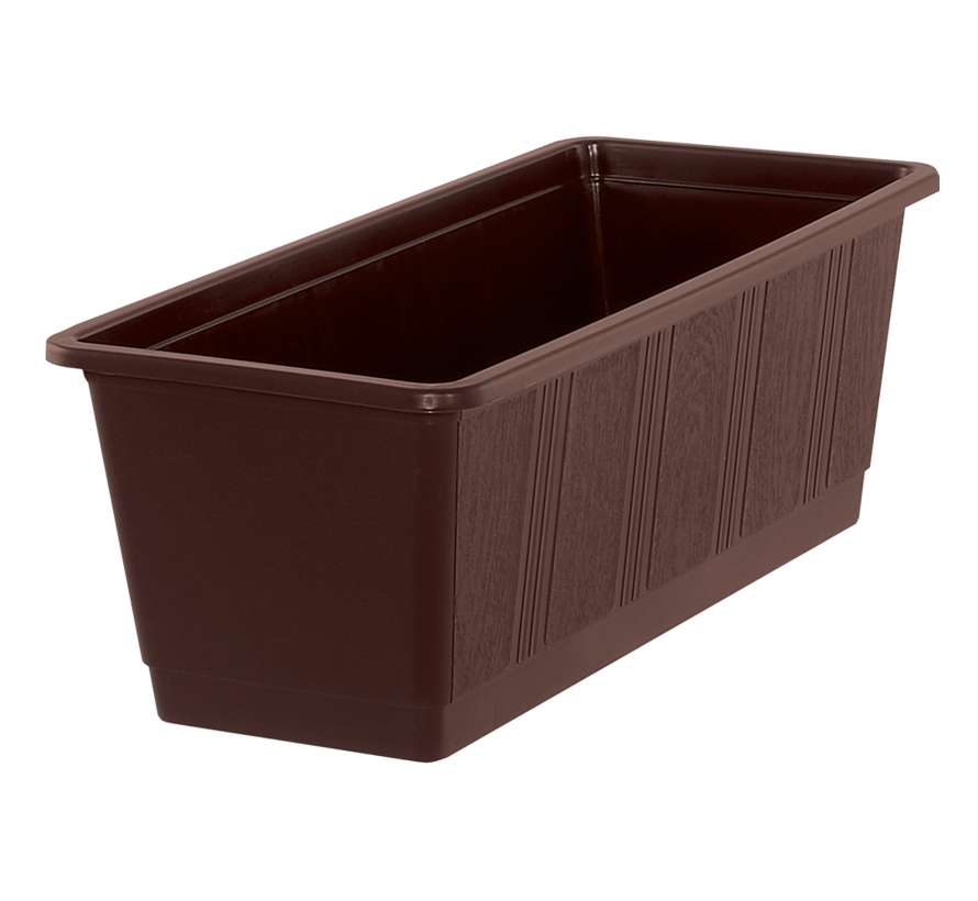 Balkonbak 40 cm bruin