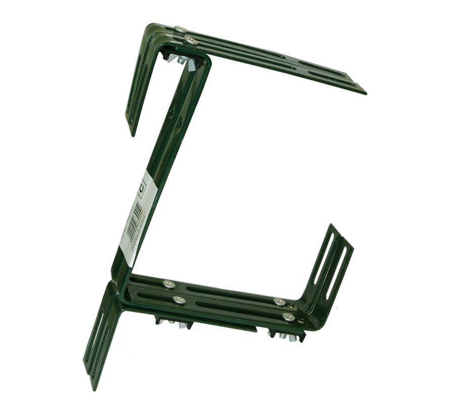 Balkonhaak Type C donker groen - 2 stuks