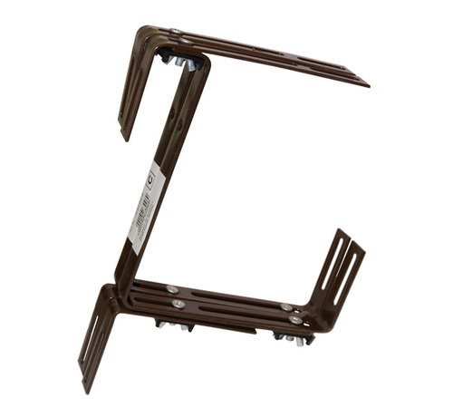 Geli Balkonhaak Type C bruin - 2 stuks