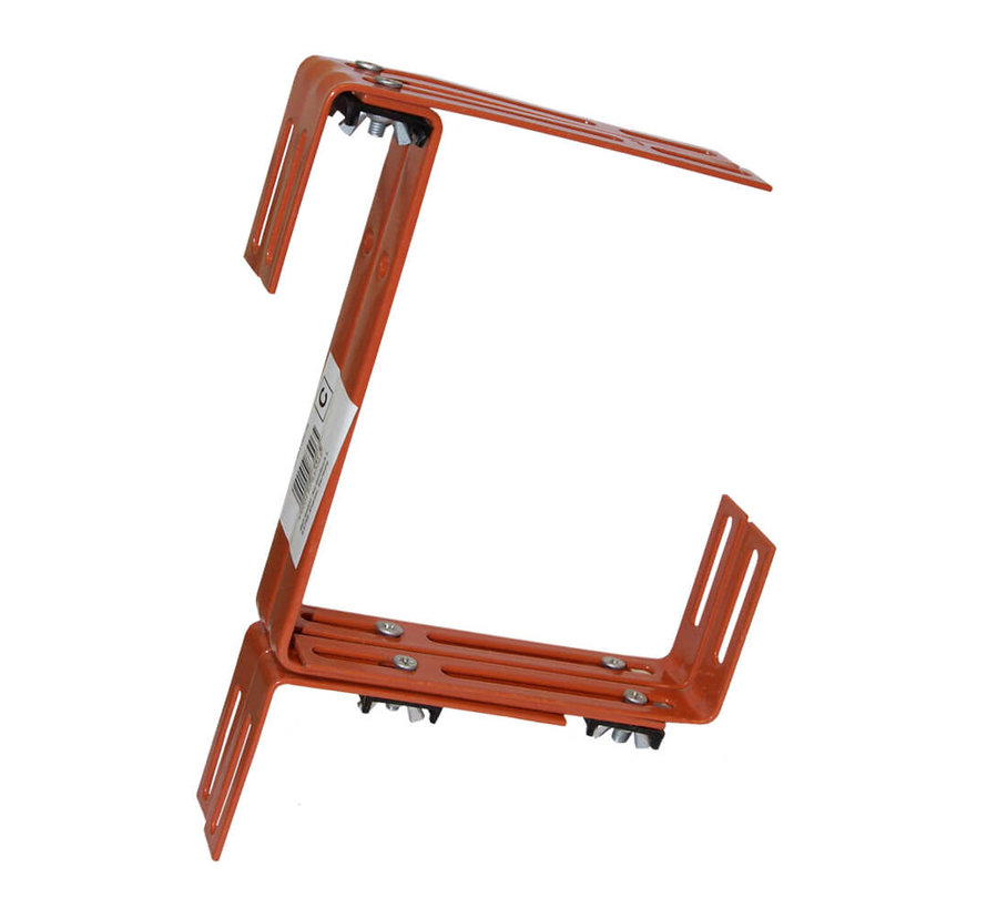 Balkonhaak Type C terracotta - 2 stuks