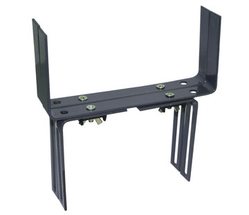 Geli Balkonhaak Type H antraciet - 2 stuks