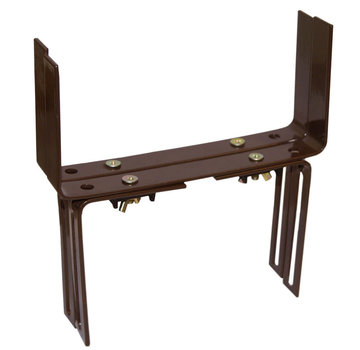 Geli Balkonhaak Type H bruin - 2 stuks