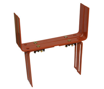 Geli Balkonhaak Type H terracotta - 2 stuks