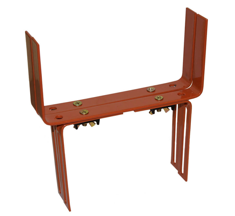 Balkonhaak Type H terracotta - 2 stuks