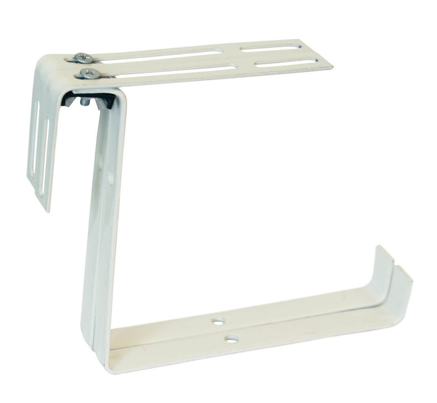 Balkonhaak Type B wit - 2 stuks