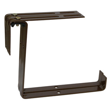 Geli Balkonhaak Type B bruin - 2 stuks