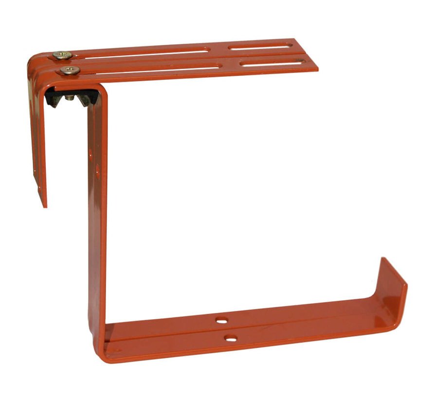 Balkonhaak Type B terracotta - 2 stuks
