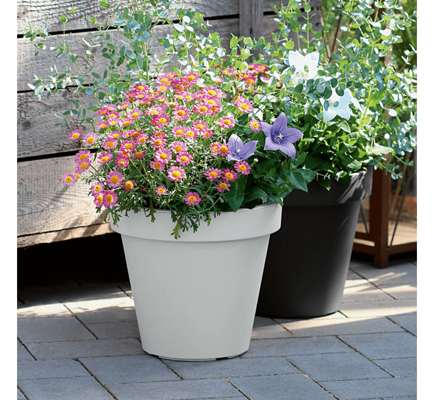 Bloempot E&K - Antraciet - 30 tot 80 cm