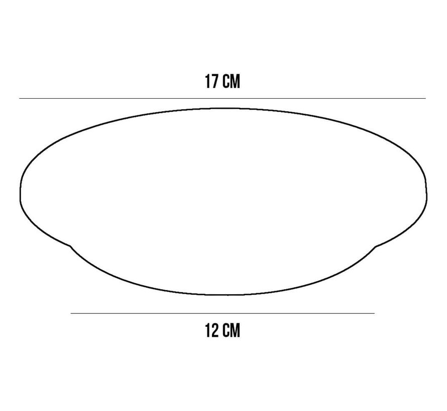 Bloempot Schotel CYLINDRO ø 17cm - Terracotta