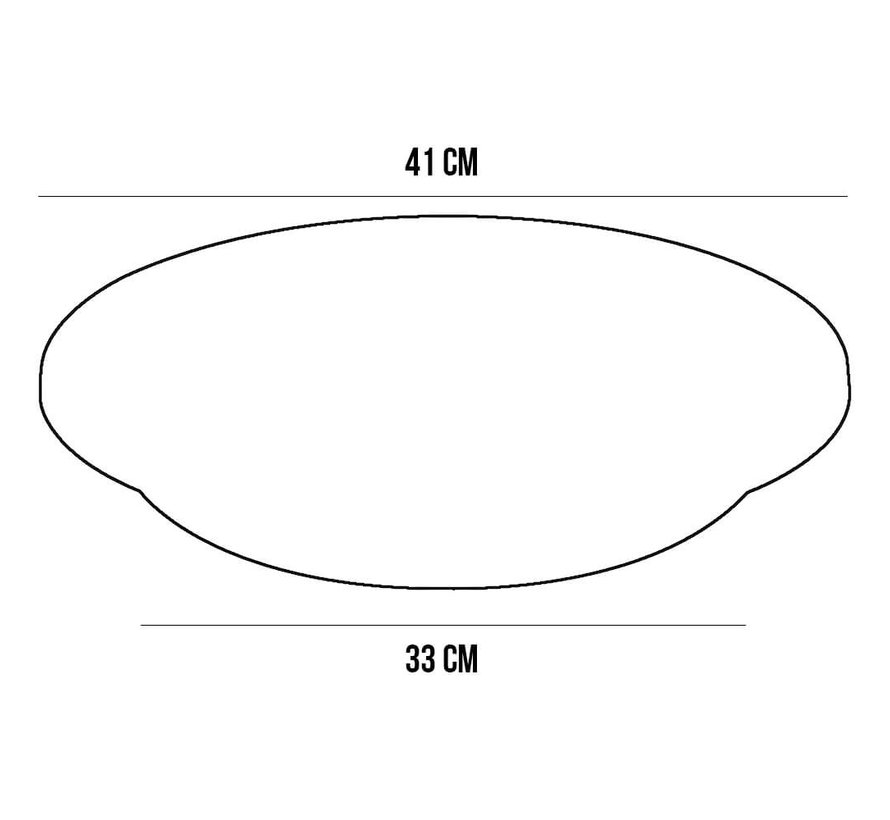 Bloempot Schotel CYLINDRO ø 41cm - Antraciet