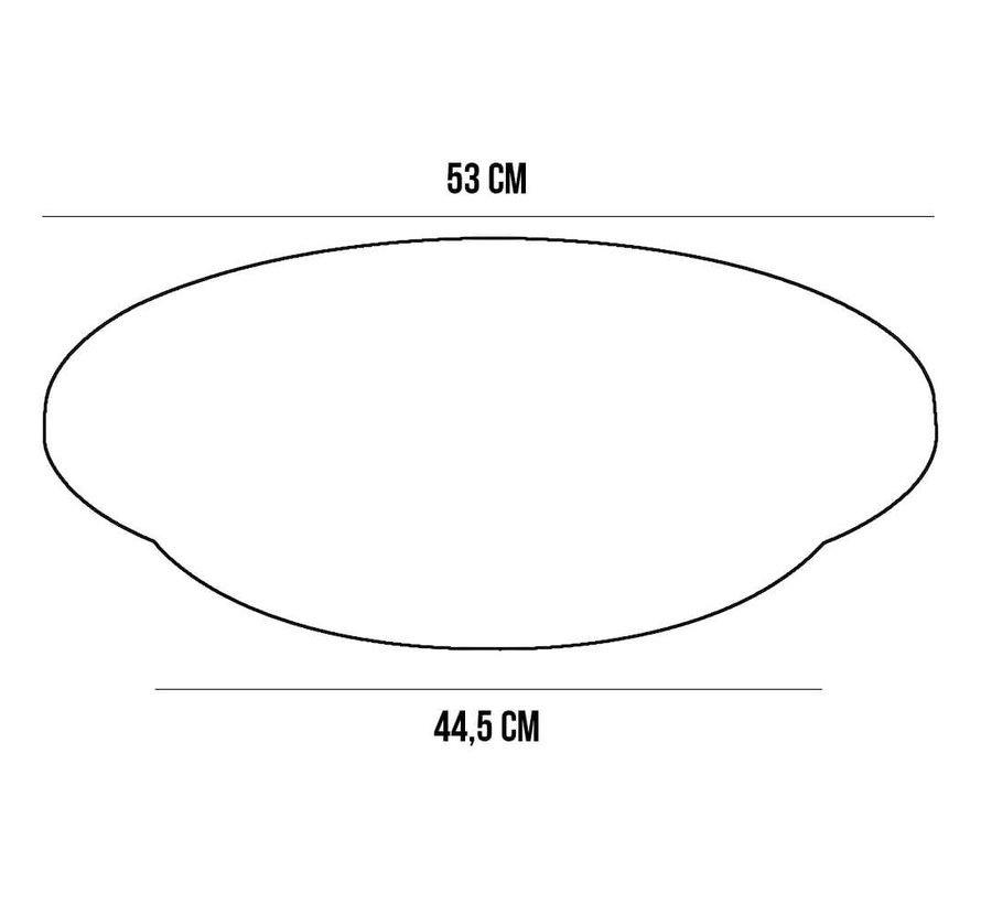 Bloempot Schotel CYLINDRO ø 53cm - Terracotta