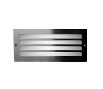 Franssen Verlichting Wandlamp - Spotpro - Inbouw - Rooster - RVS