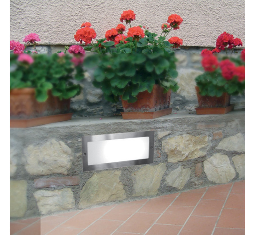 Wandlamp - Spotpro - Inbouw - RVS