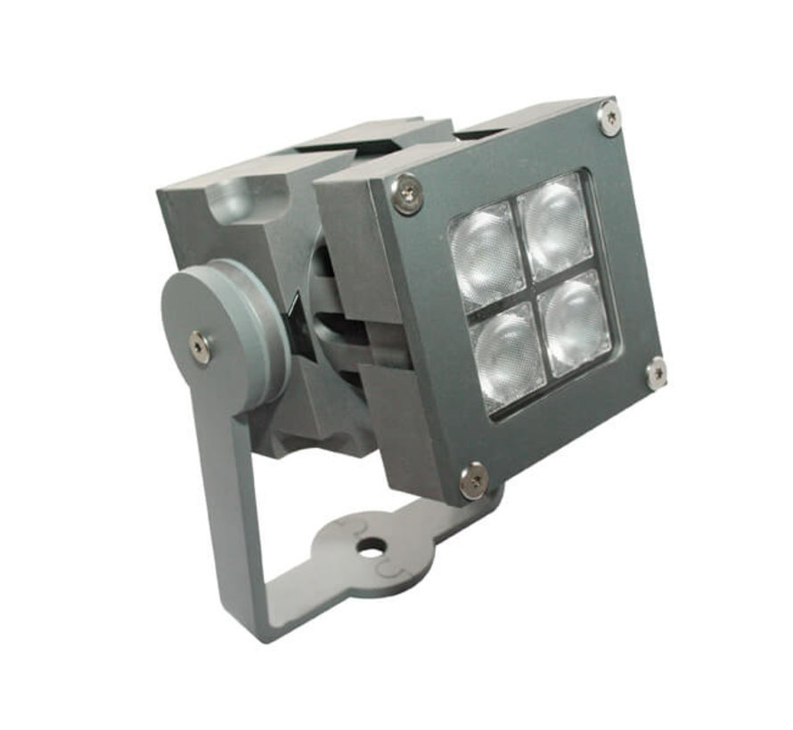 Aanlichtspot led 10w - Spotpro - Aluminium - Zilver