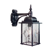 Franssen Verlichting Wandlamp - Wexford - Hangend - Zwart/Zilver