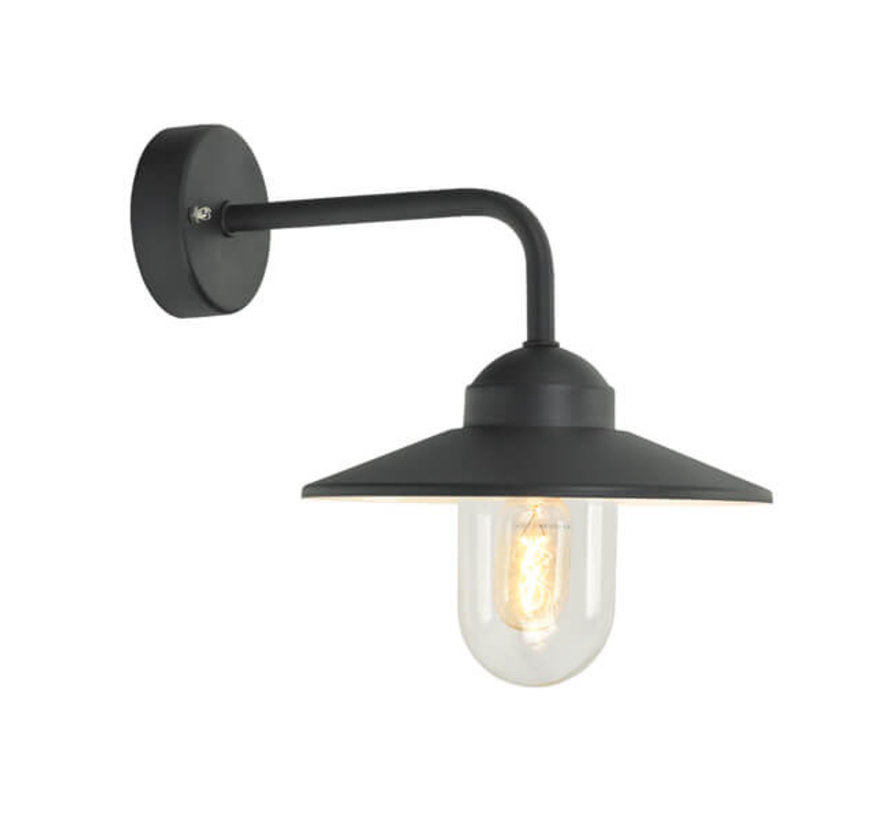 Wandlamp - Selva - Boog recht - Zwart