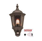 Franssen Verlichting Wandlamp - Plat & Sensor - Zwart