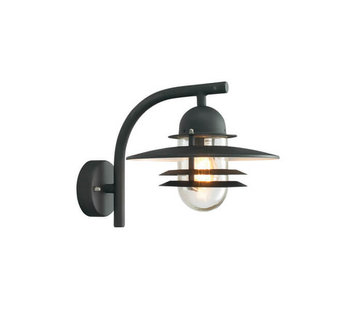 Franssen Verlichting Gevellamp - Selva - Zwart - Steun