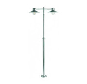 Franssen Verlichting Staande buitenlamp - Selva - 230 cm - Gegalvaniseerd - Dubbel