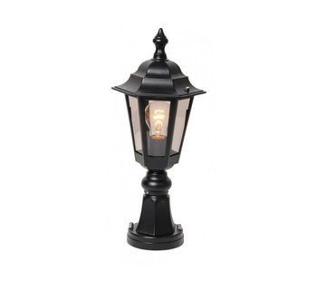 Franssen Verlichting Sokkellamp - Berlusi 2 - 48 cm - Zwart