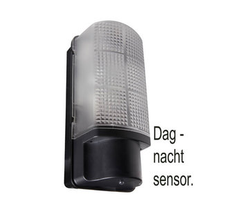 Franssen Verlichting Wandlamp met Dag & Nacht sensor - Zwart