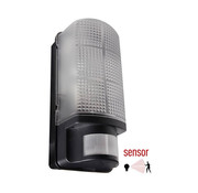 Franssen Verlichting Wandlamp met bewegingssensor - Zwart