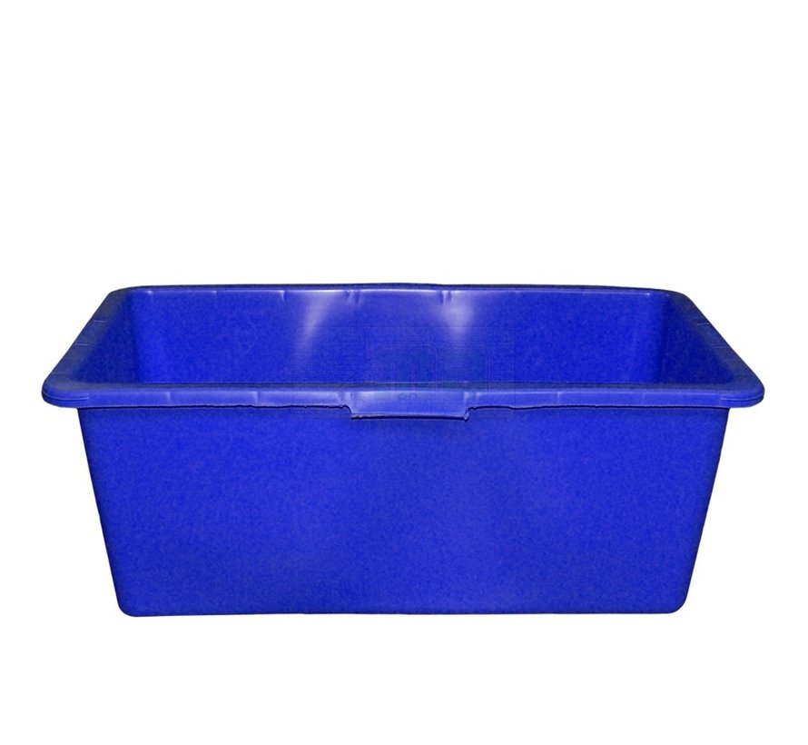 Rechthoek kuip - 90 Liter - Blauw - 79 x 48 x 30 cm